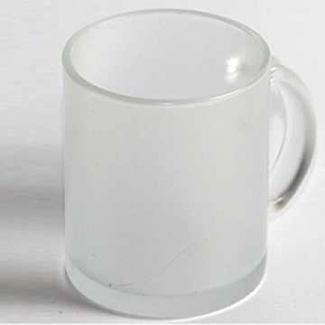 Чашка белая "Стекло" матовое