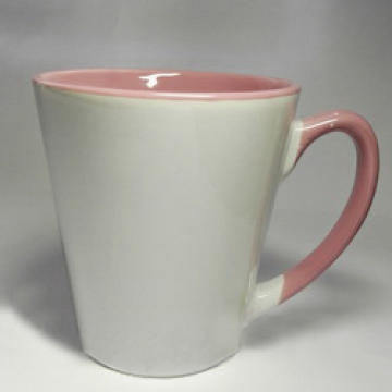 Чашка "латте" розовая
