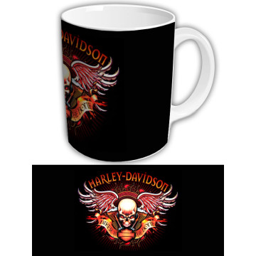 Чашка "Harley-Davidson" Темный фон 2