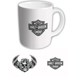 Чашка "Harley-Davidson" Белый фон