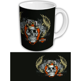 Чашка с символикой "Harley-Davidson"