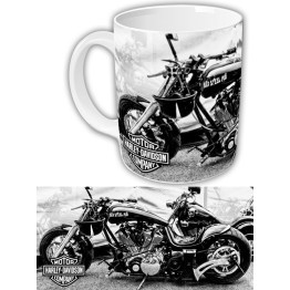 Чашка "Harley-Davidson" черно-белая