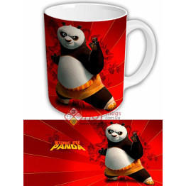 Чашка с героями мультфильма "Кунг фу панда"